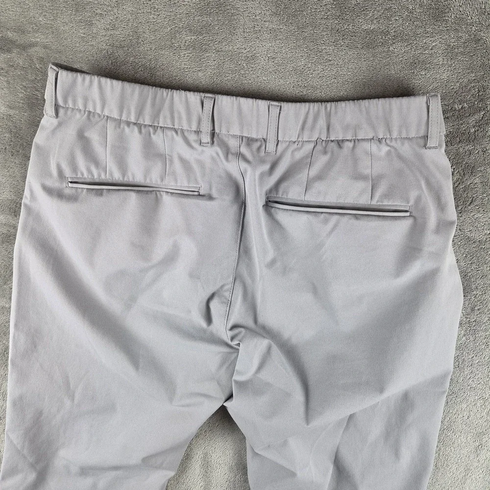 Holderness & Bourne Garvey Gray Golf Chino Pants Mens 33x32(31x31) Soft Stretchy